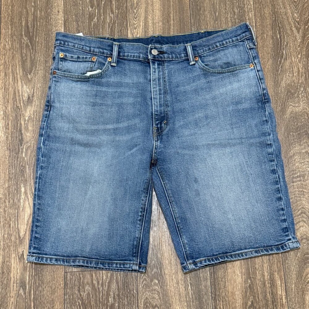 Levi's 541 Jean Shorts Men's 40 Medium Wash Athletic Taper Denim Jorts Baggy Y2K